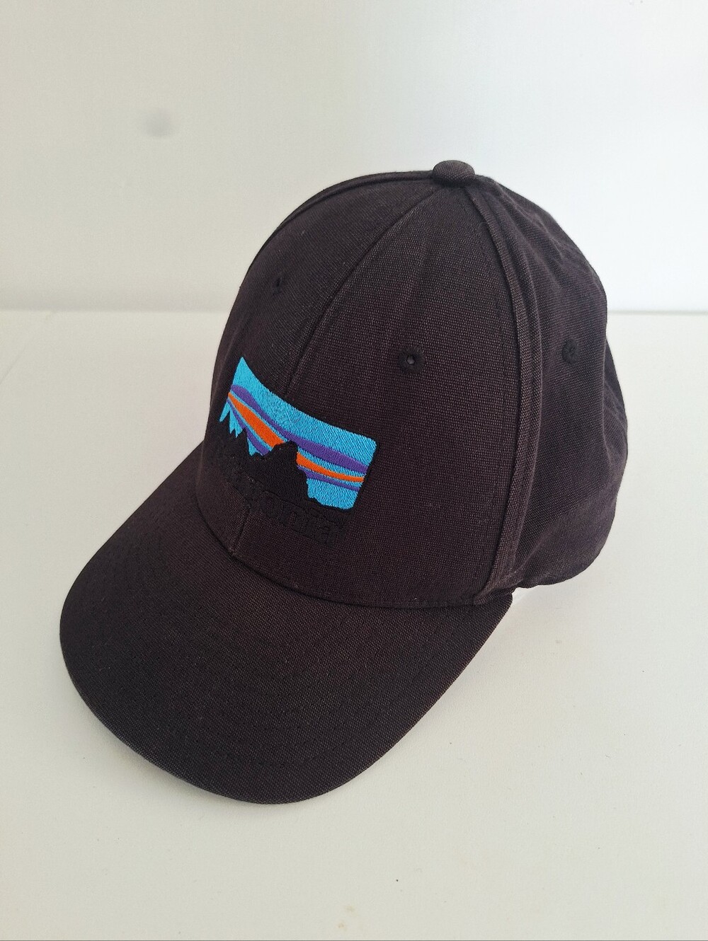 Patagonia Horizon Mountain Black Snapback Cap